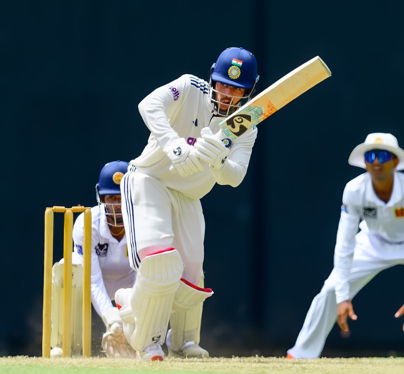 Manal Chauhan flicks the ball