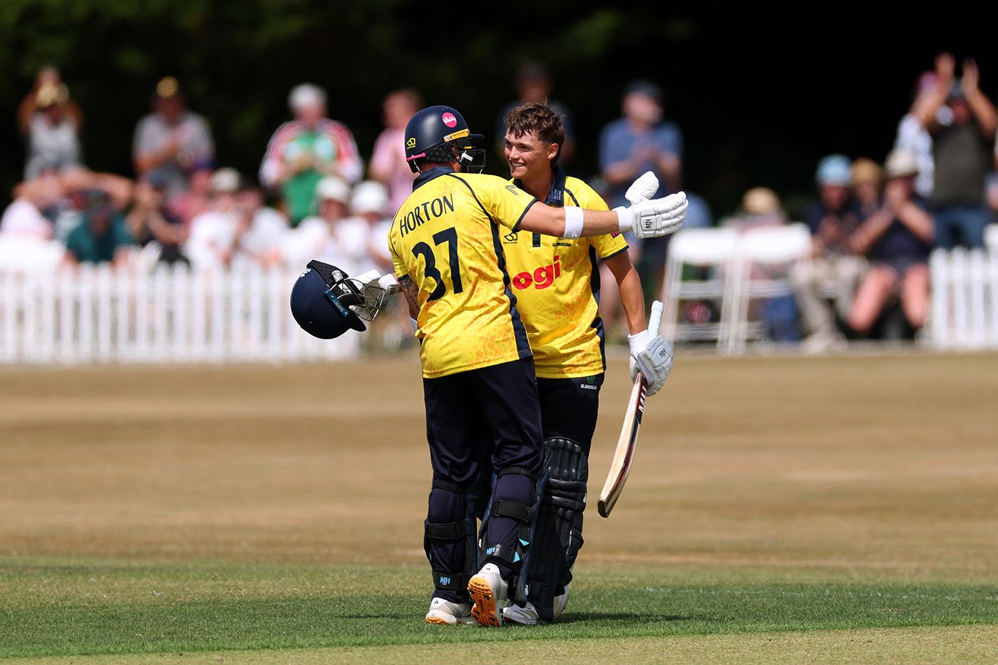Alex Horton and Jack Hope-Bell celebrate