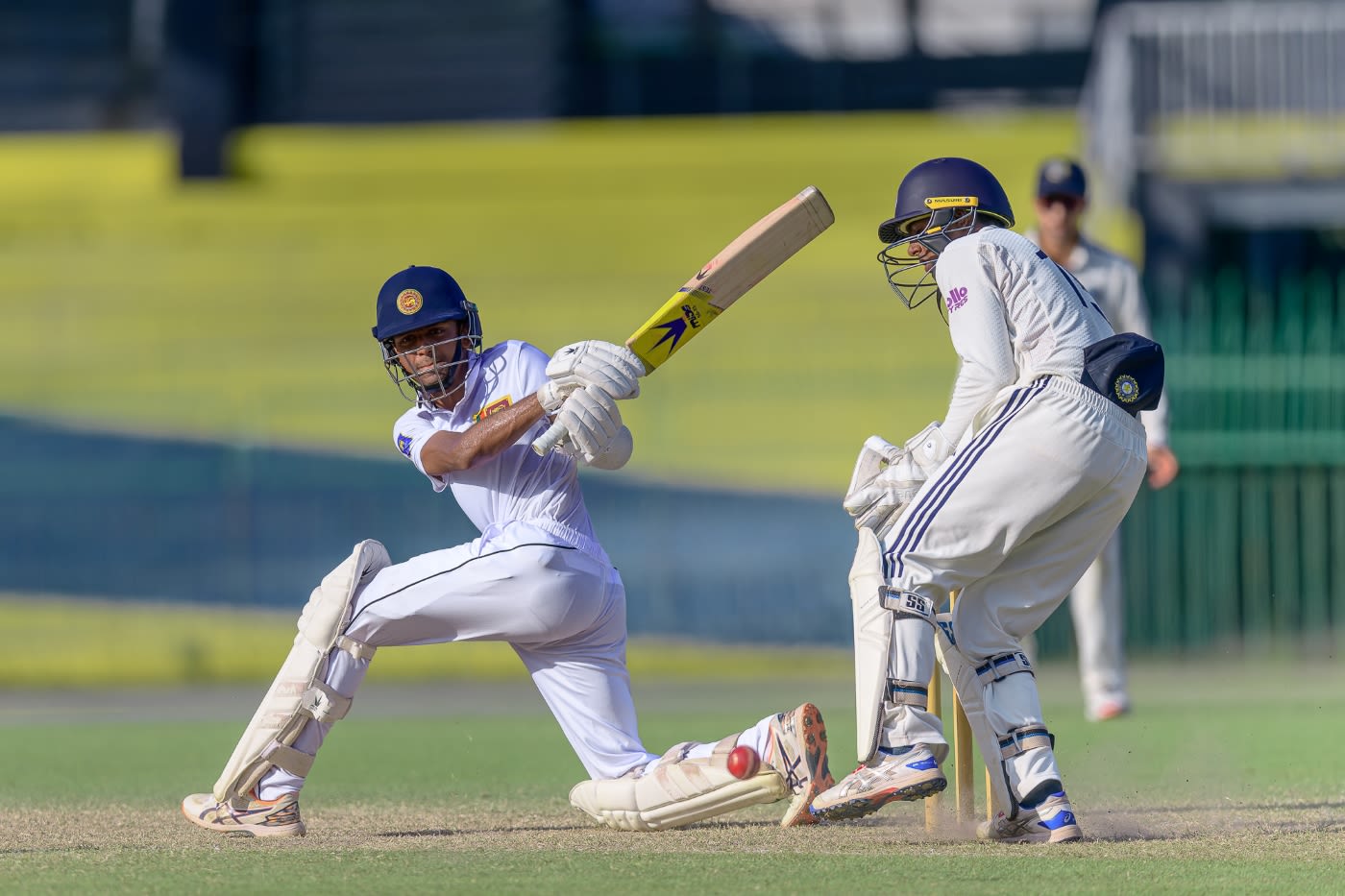 Vimath Dinsara plays a sweep