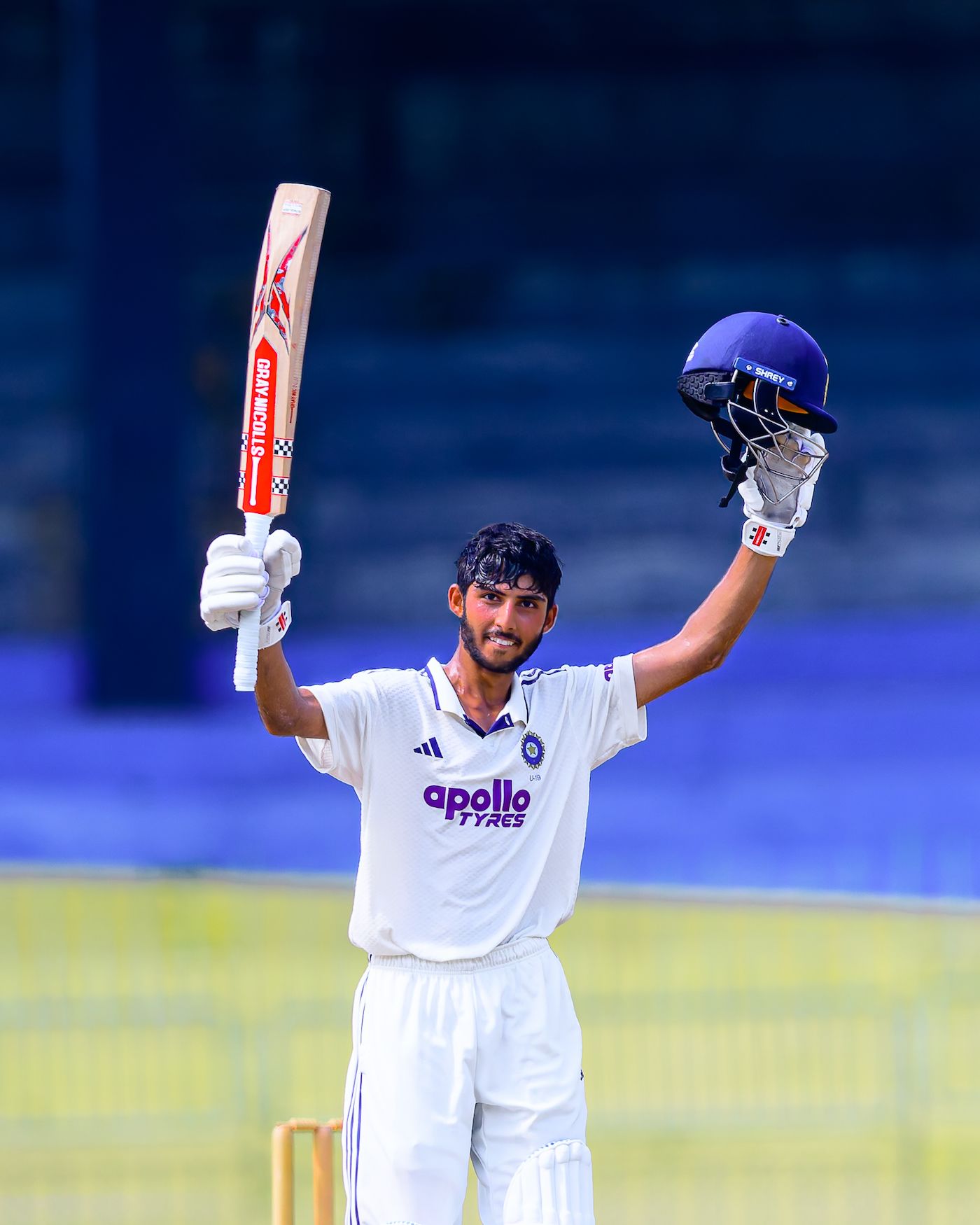 Lakshya Raichandani tonned up in the second innings