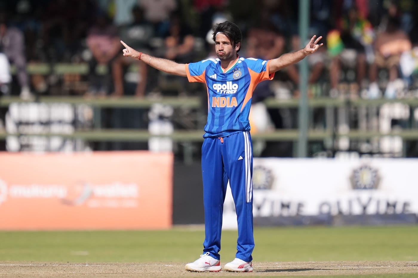 Ravi Bishnoi picked up the key wicket of Ryan Burl