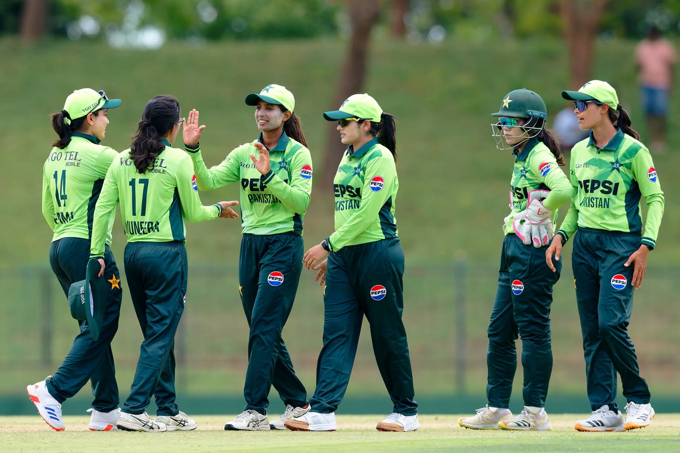 Syeda Aroob Shah had an economical outing