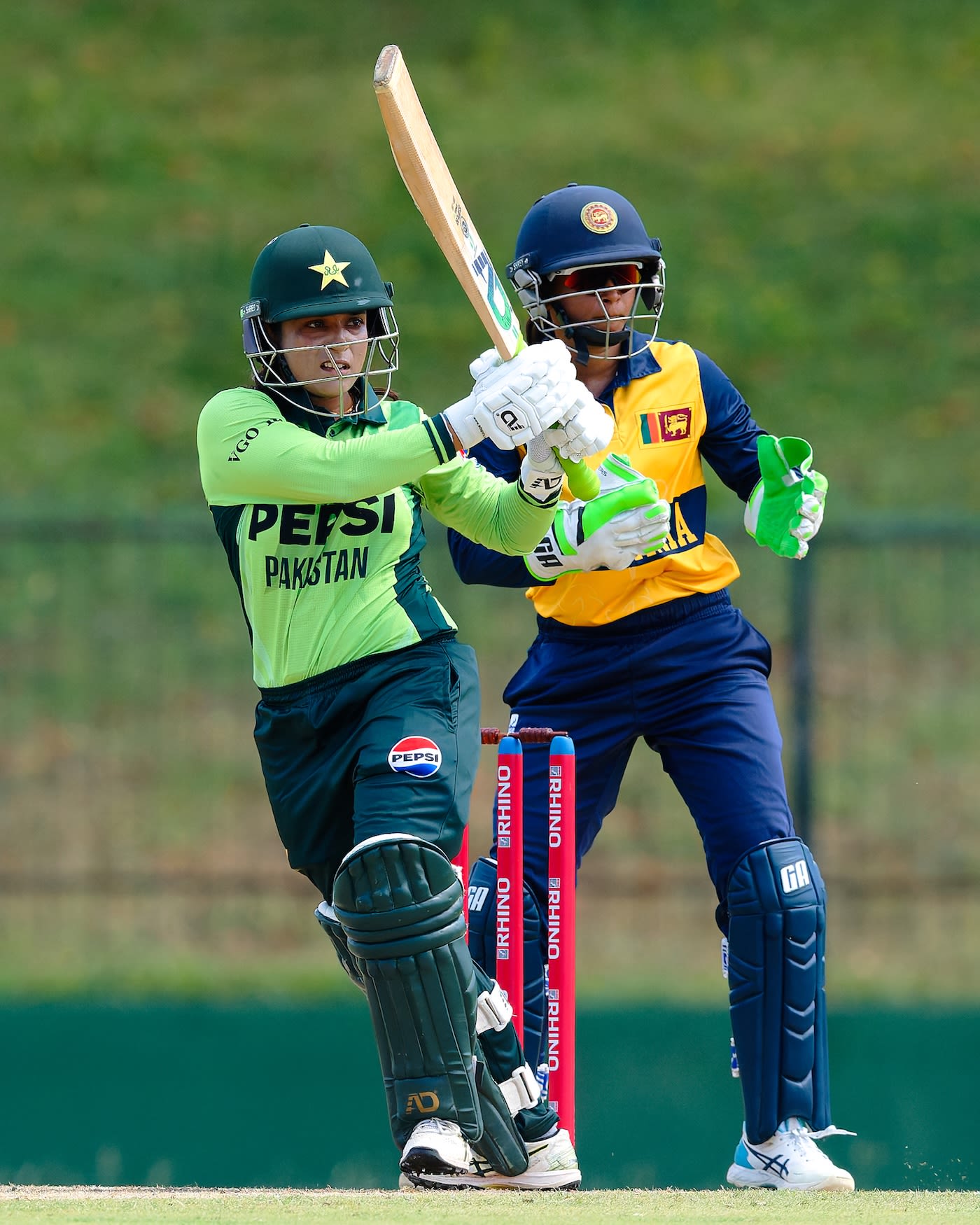 Sidra Amin hit 13 fours in her unbeaten century