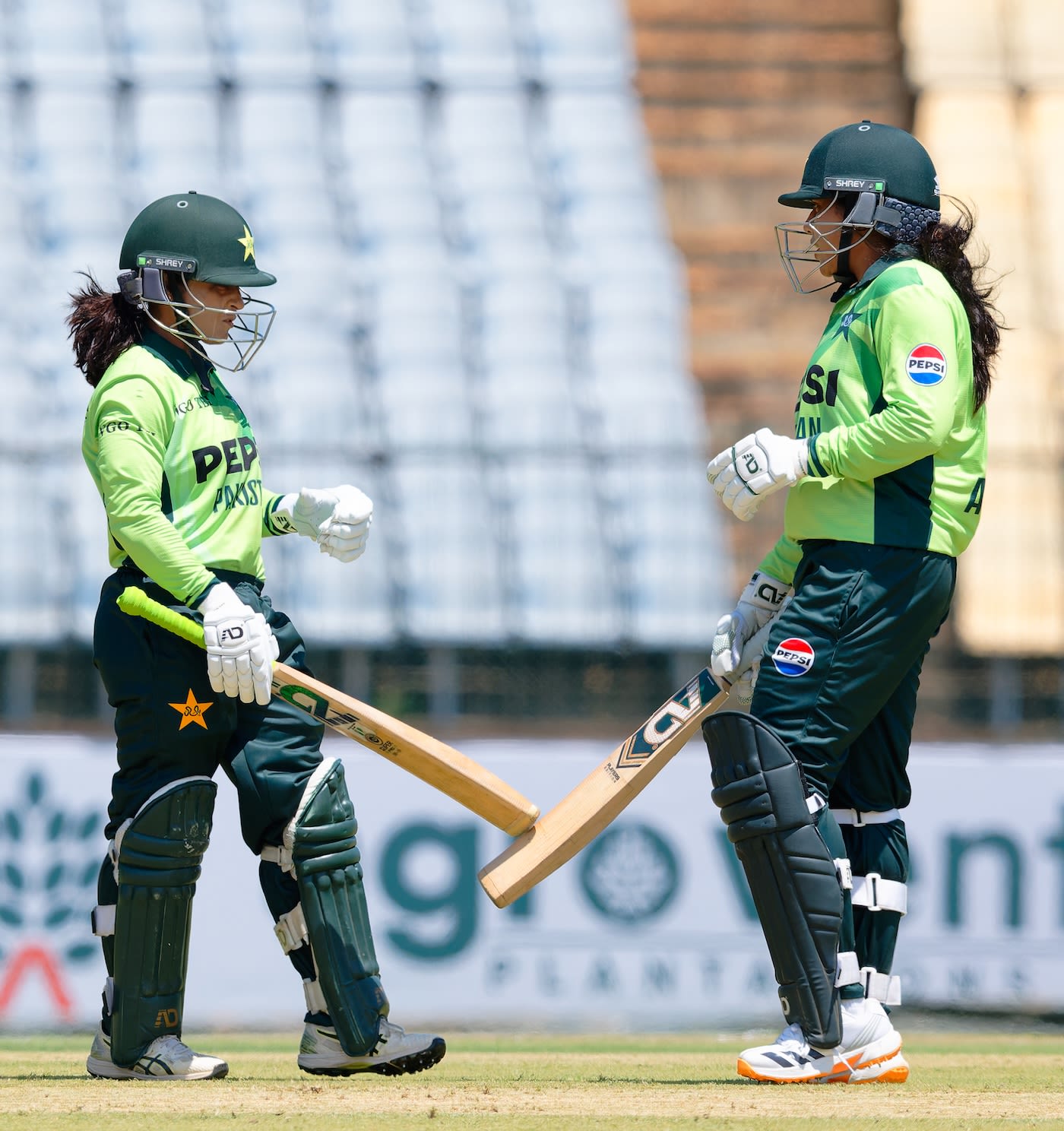 Sidra Amin and Ayesha Zafar added 78 for the third wicket