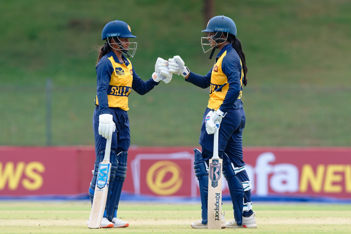 Harshitha Samarawickrama and Vishmi Gunaratne put on a massive partnership