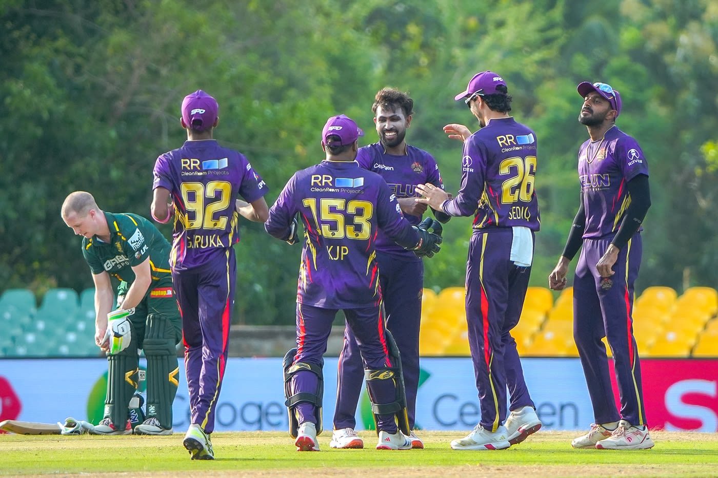 Nuwan Thushara starred with three wickets