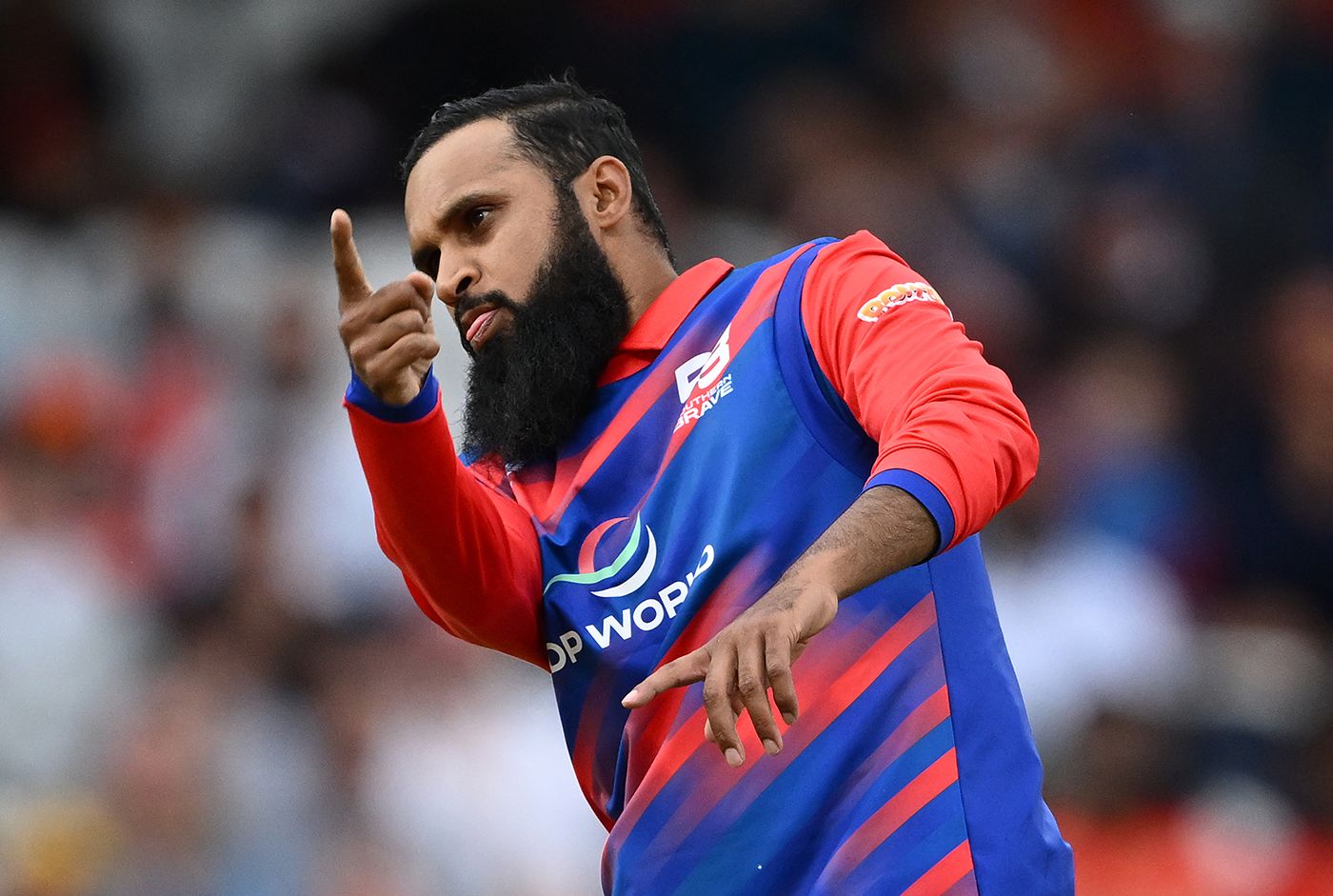 Adil Rashid took three wickets in five balls