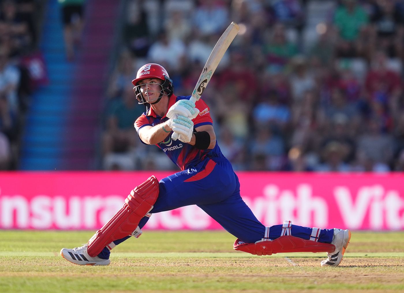 Tristan Stubbs gets down to slog-sweep