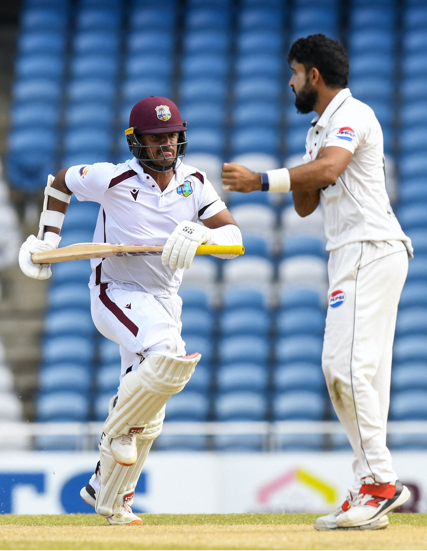 Tagenarine Chanderpaul had to grind it out