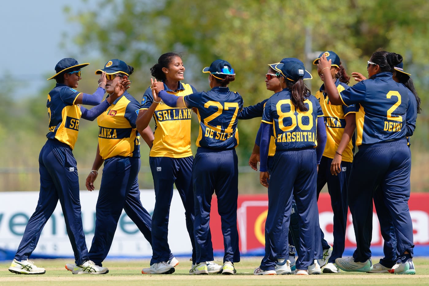 Chethana Vimukthi struck thrice in the second over of the game