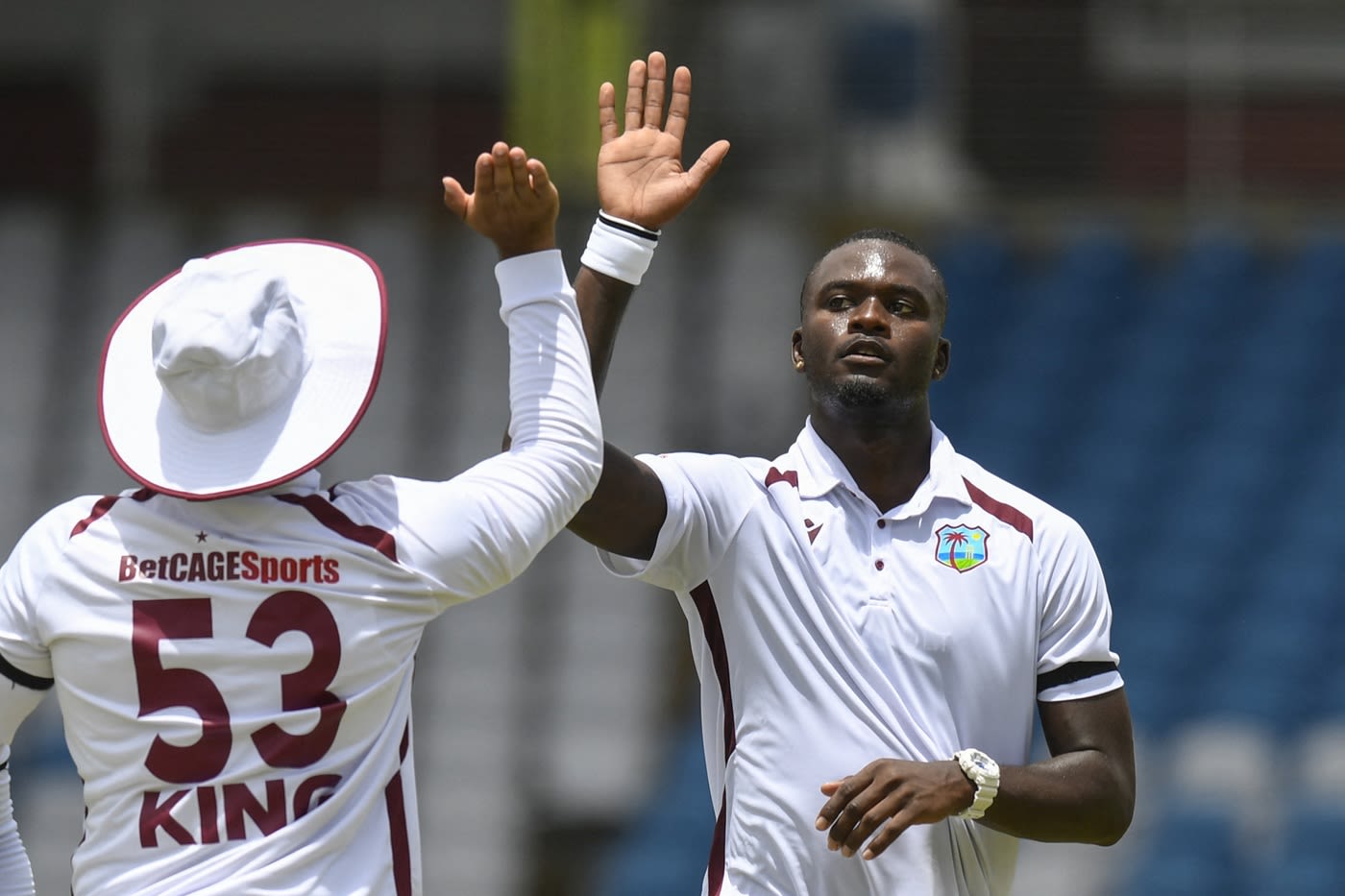 Jayden Seales struck twice before lunch