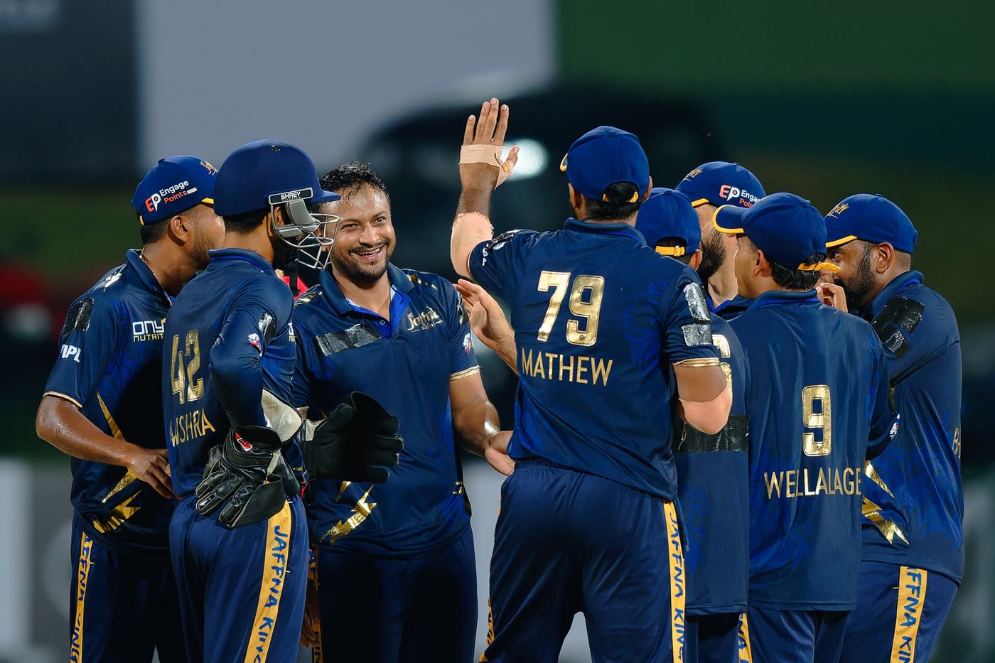 Shakib Al Hasan landed crucial blows