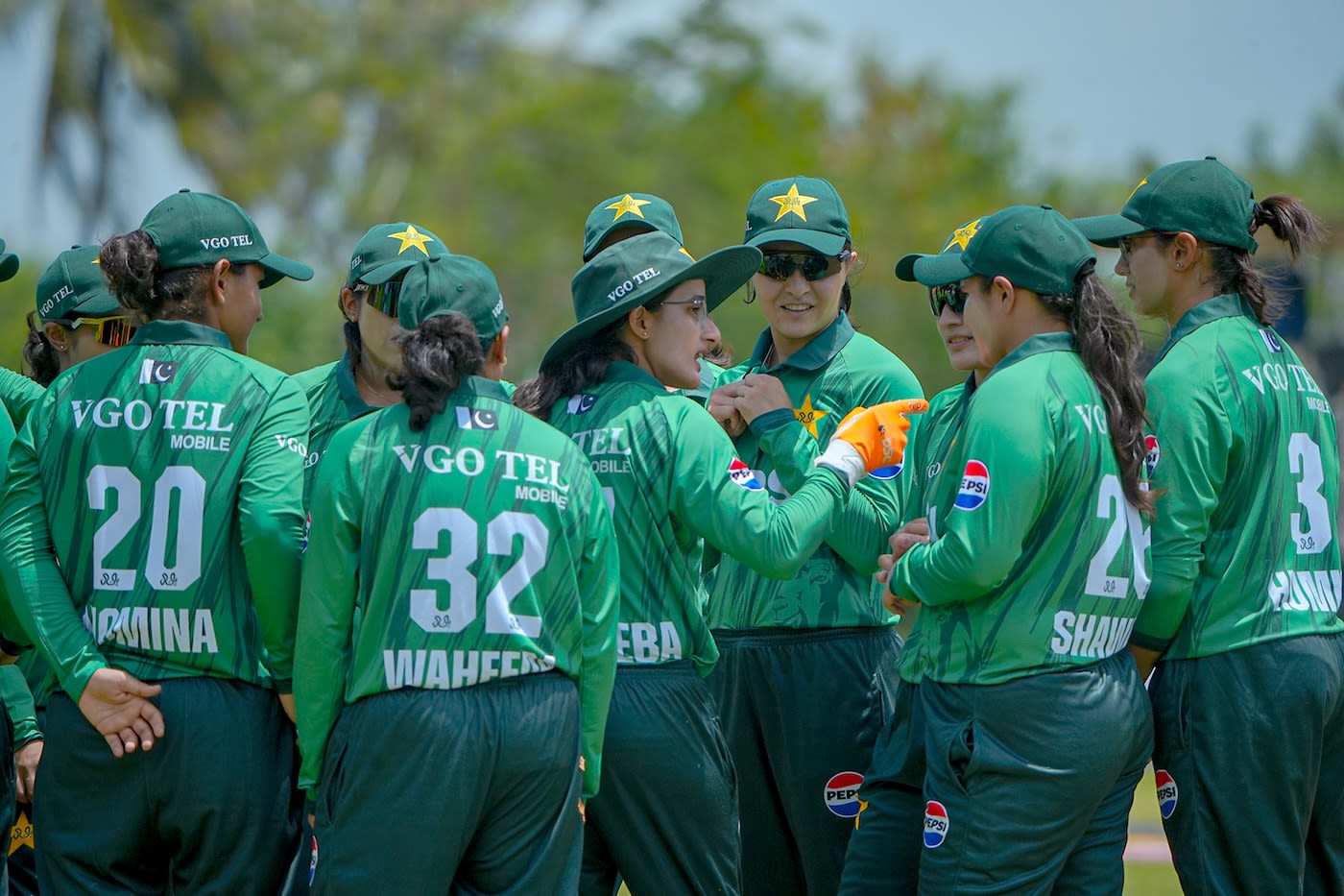 Muneeba Ali runs her players through the plans