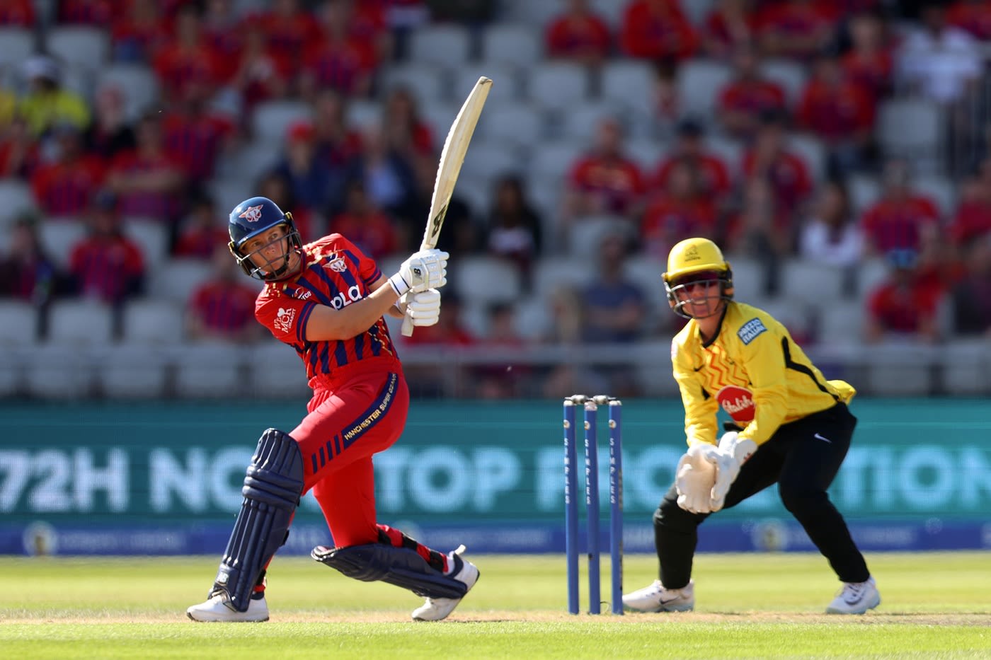 Meg Lanning faced just three balls in the powerplay
