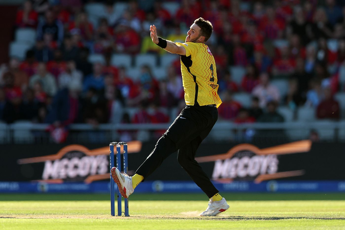 Craig Overton took three early wickets