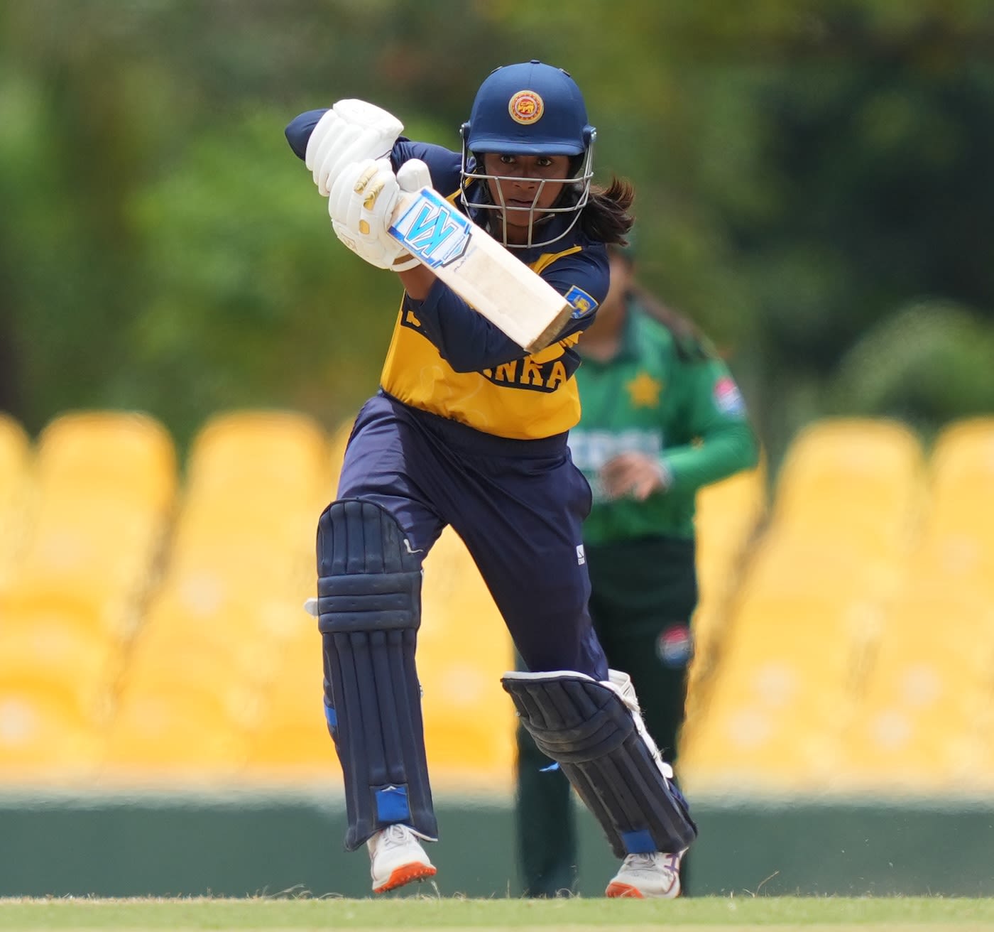 Harshitha Samarawickrama played a responsible innings