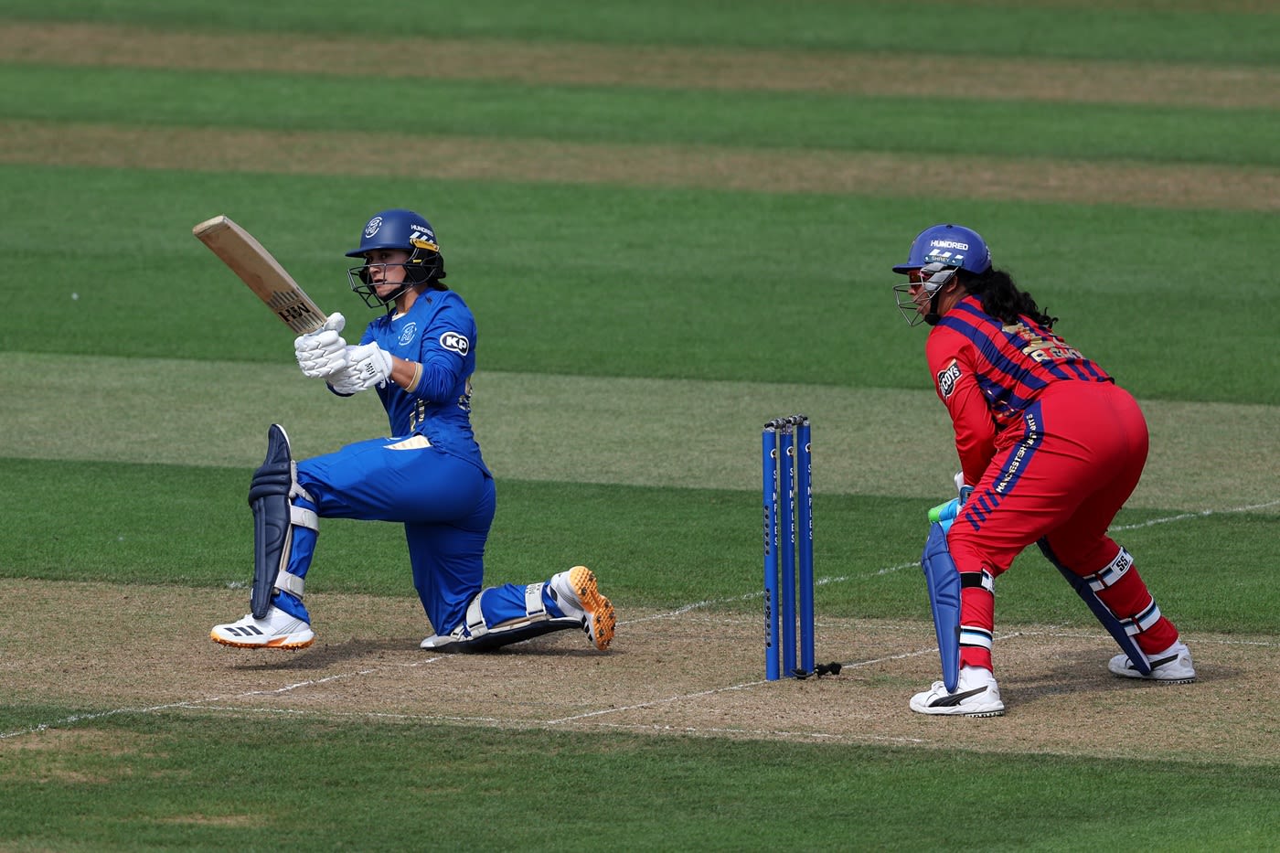 Kira Chathli puts one away