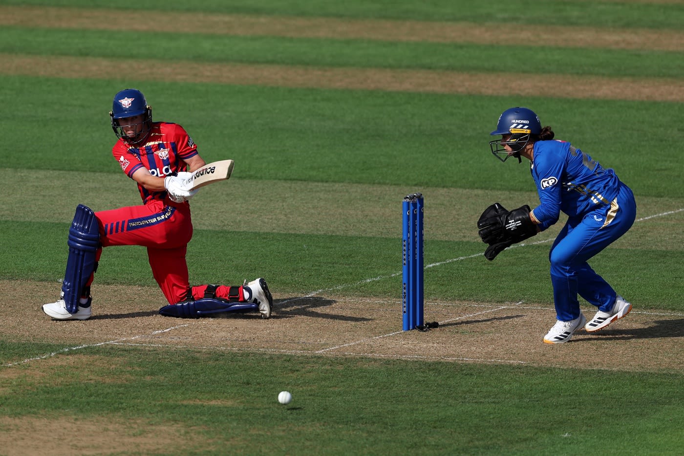 Meg Lanning plays the sweep