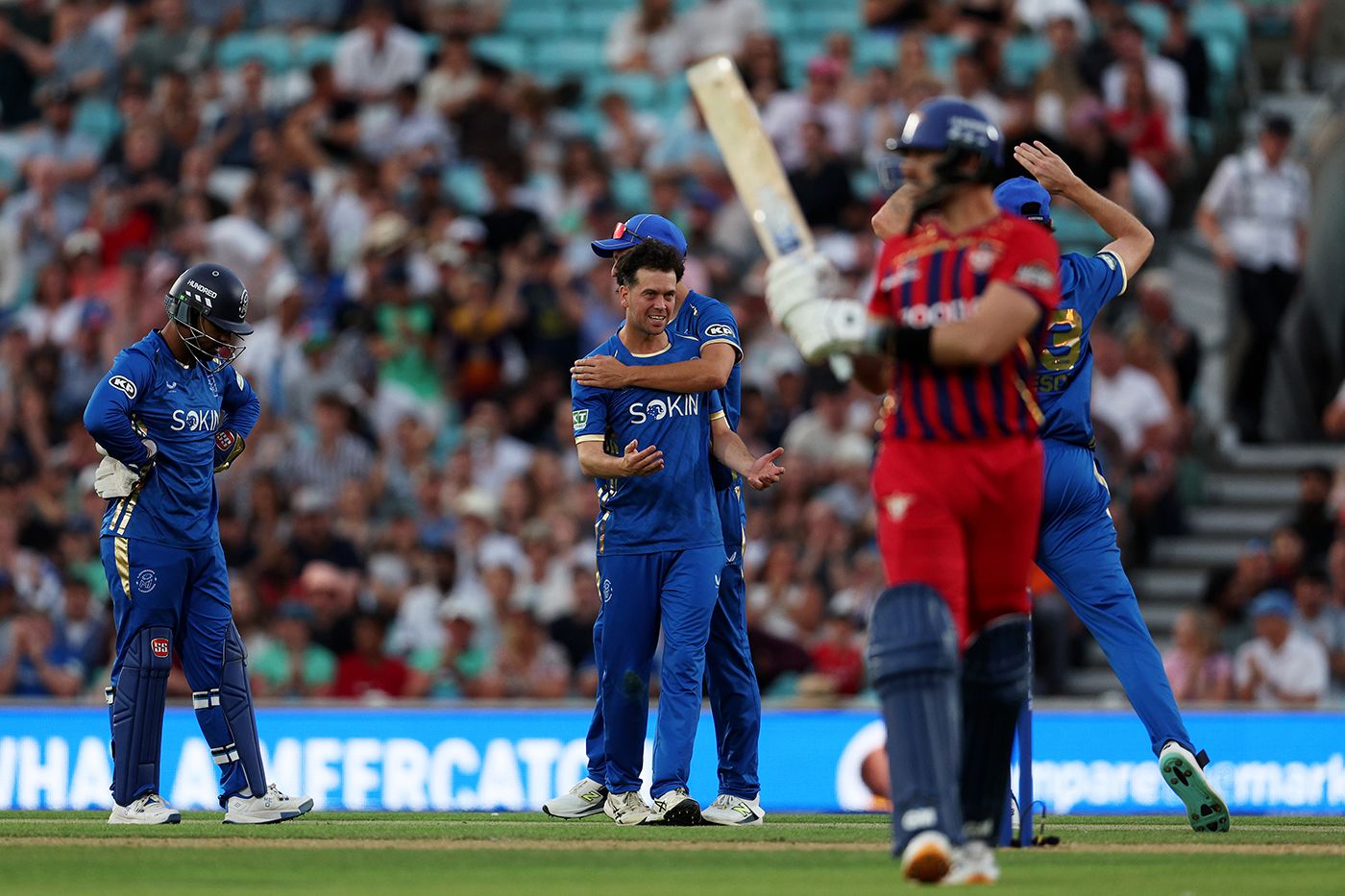 Nathan Sowter took the huge wicket of Aiden Markram