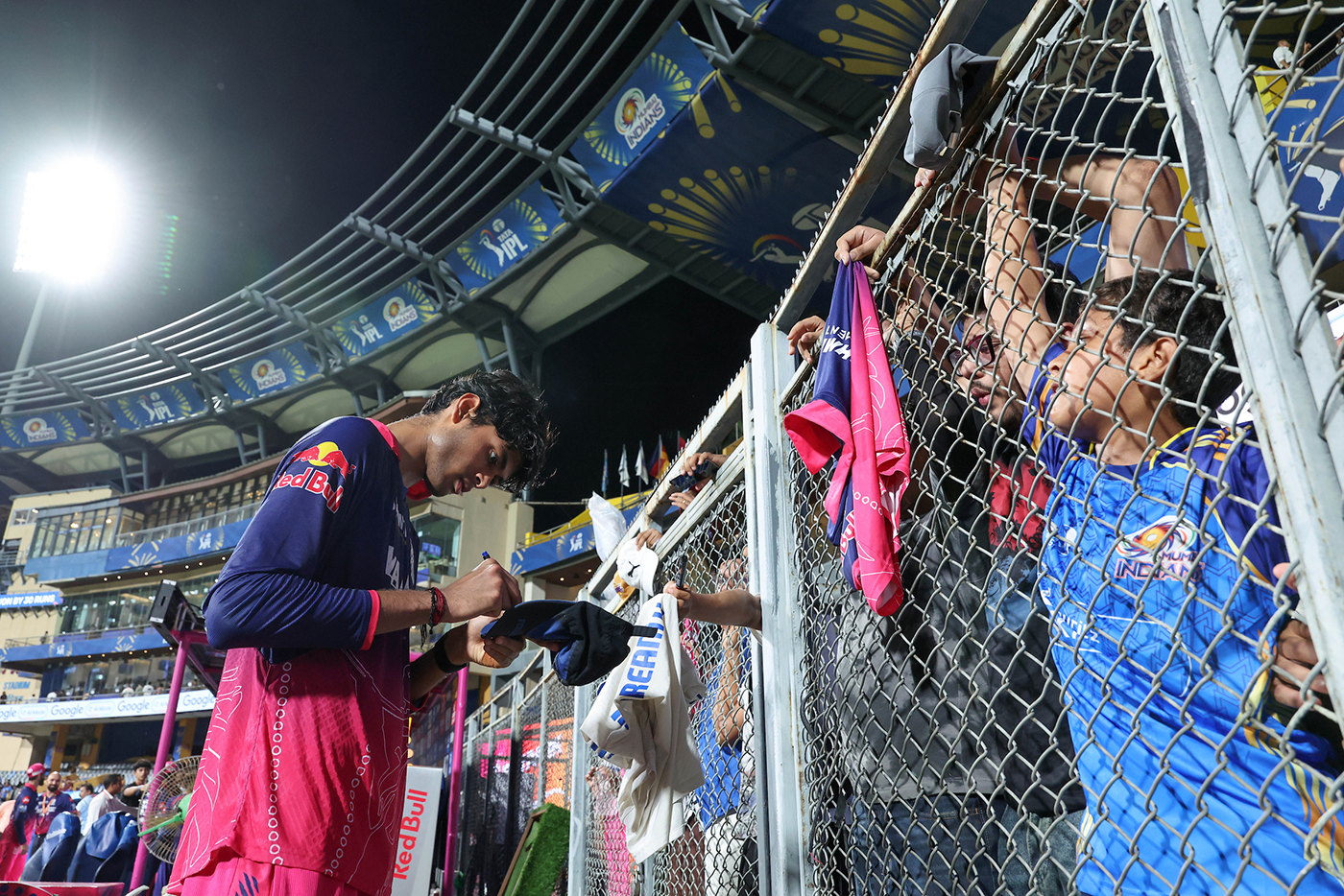 Yash Raj Punja signs autographs for fans