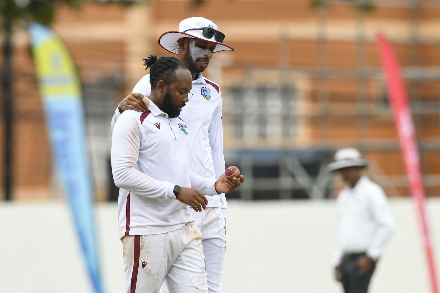 Roston Chase kept Jomel Warrican on after taking the second new ball