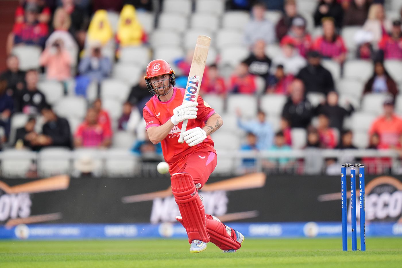 Phil Salt picks the gap at midwicket