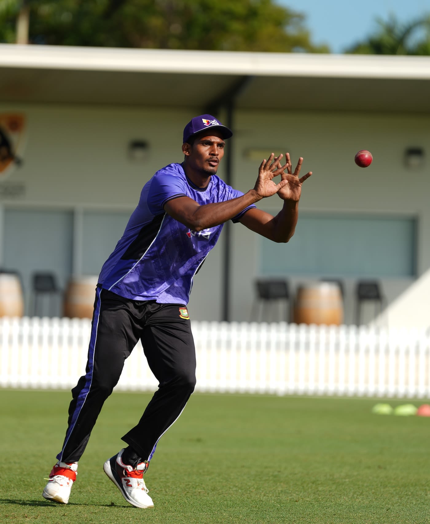 Musfik Hasan at a training session