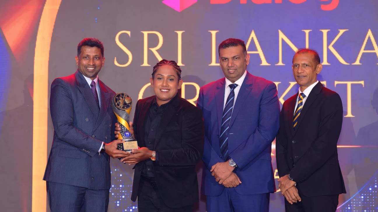 Athapaththu and Nissanka win top honours at Sri Lanka Cricket awards