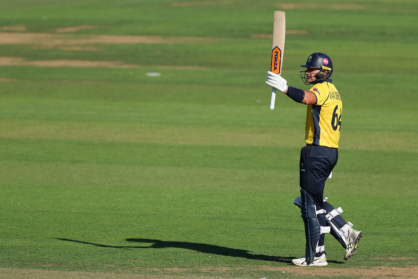 Timm van der Gugten scored his maiden hundred
