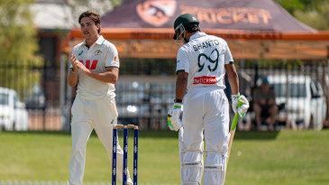 Bangladesh fold for 54 in Test warm-up as Thompson takes 8 for 25