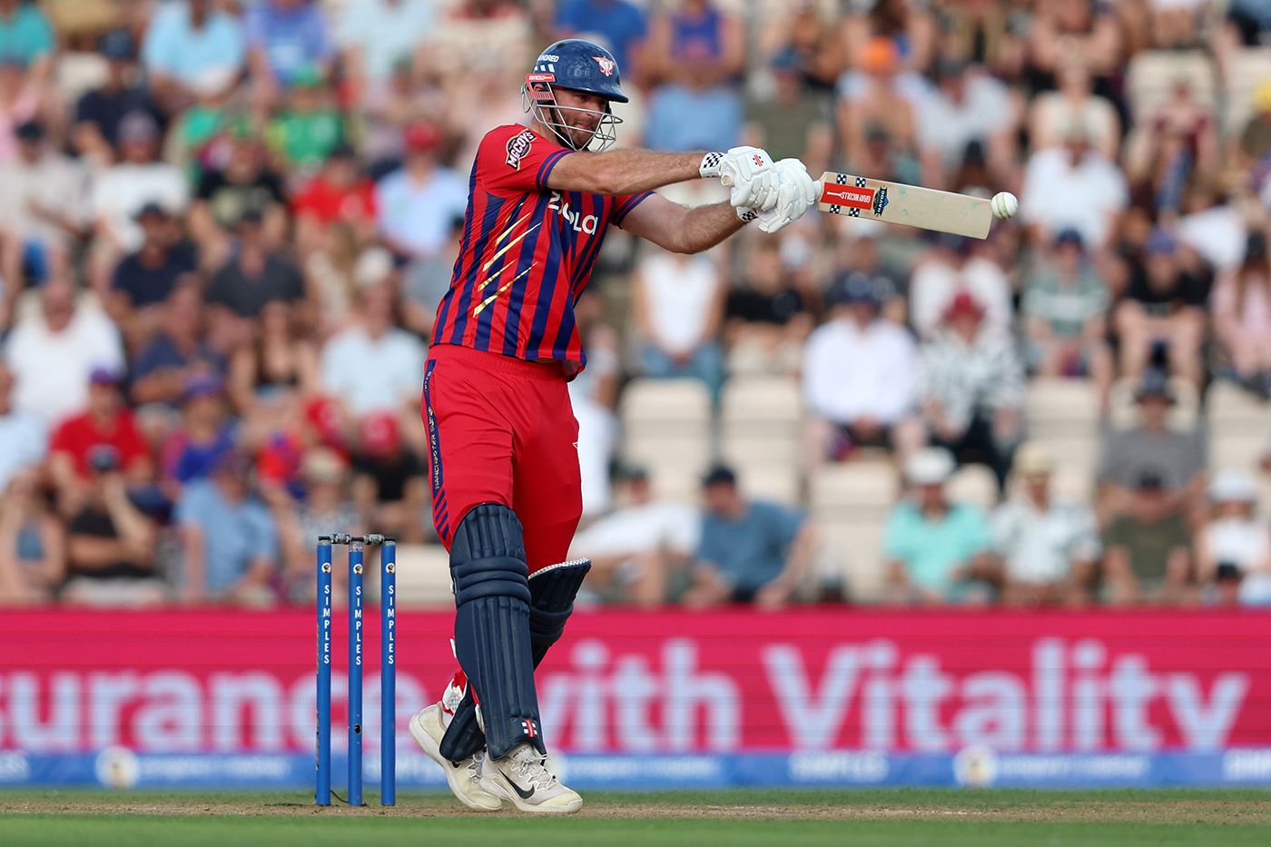 Paul Walter made his first fifty in the Hundred