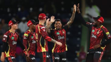 Narine's 4-1-7-3 downs Patriots in rain-hit match