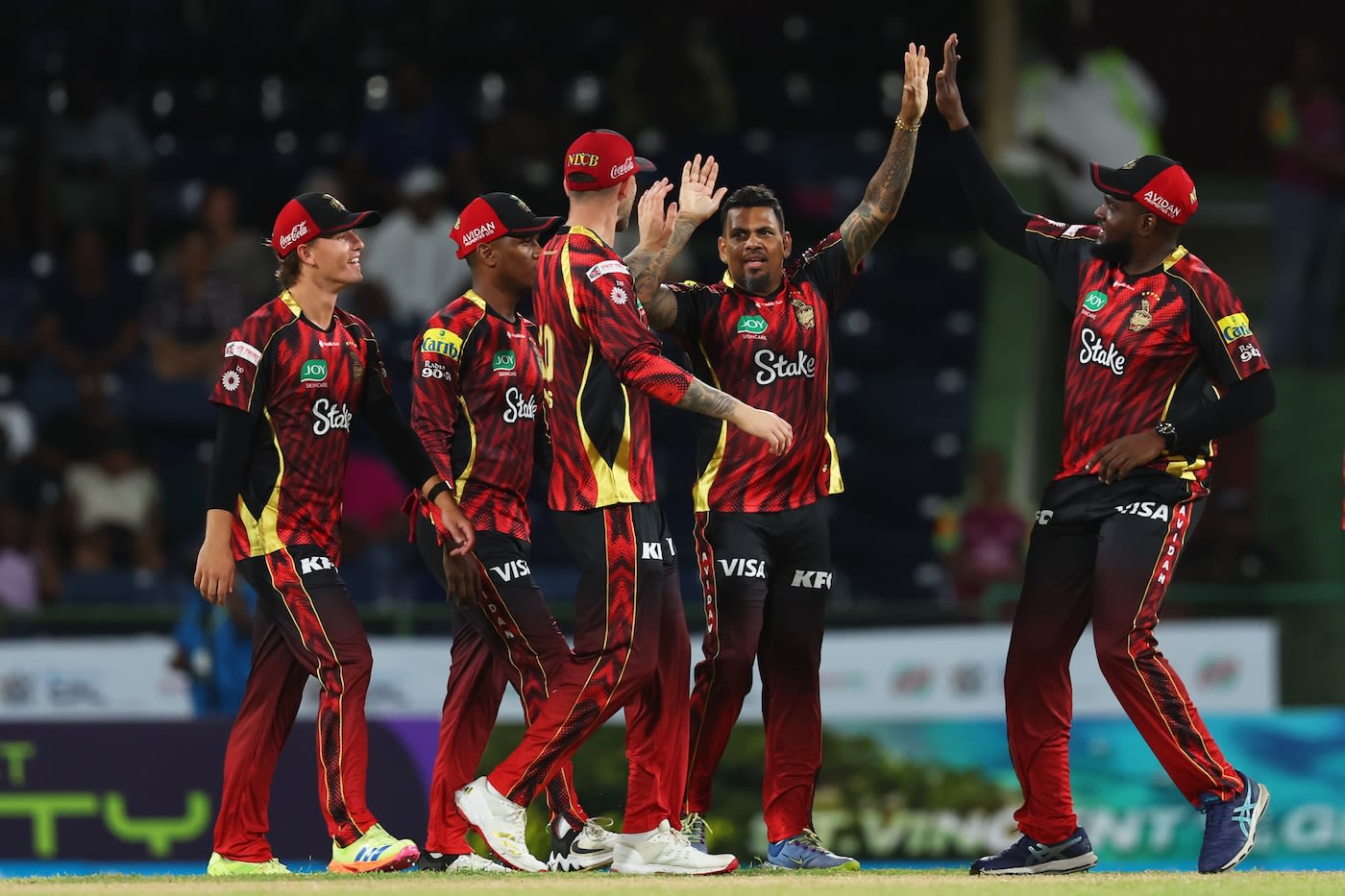 Sunil Narine broke the back of St Kitts And Nevis Patriots