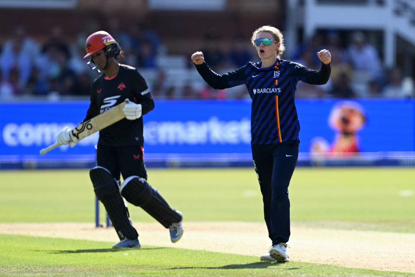 Charlie Dean took three wickets