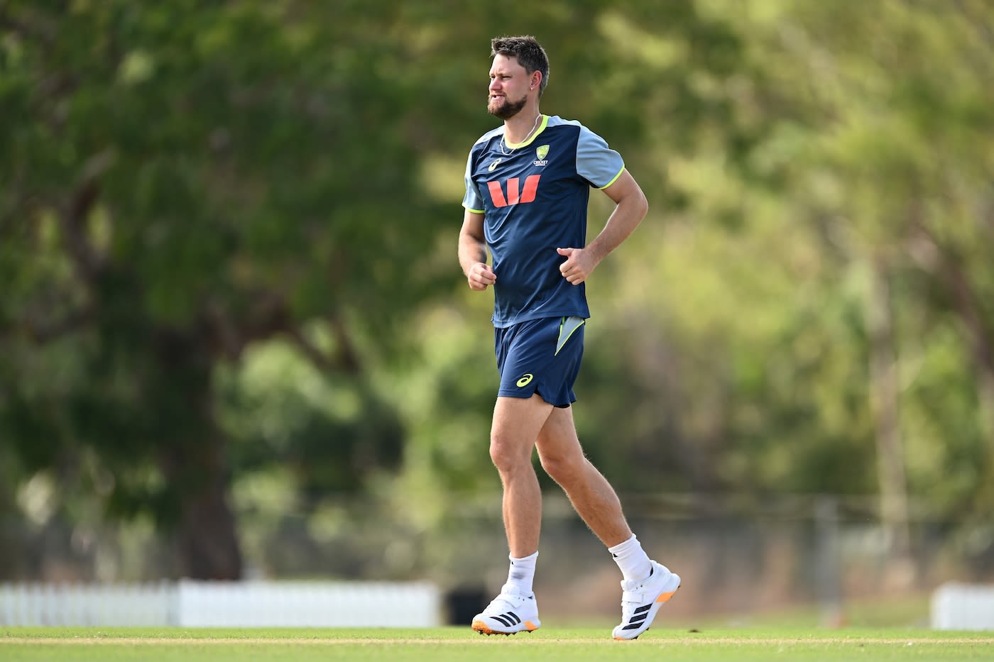 Beau Webster trains ahead of the Darwin Test