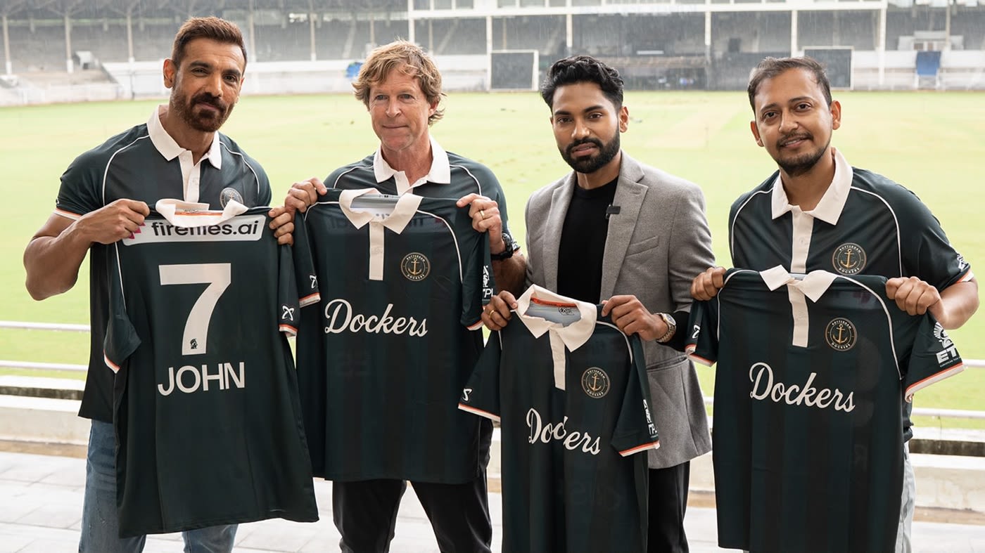 Jonty Rhodes during the jersey launch event of Rotterdam Dockers ahead of ETPL