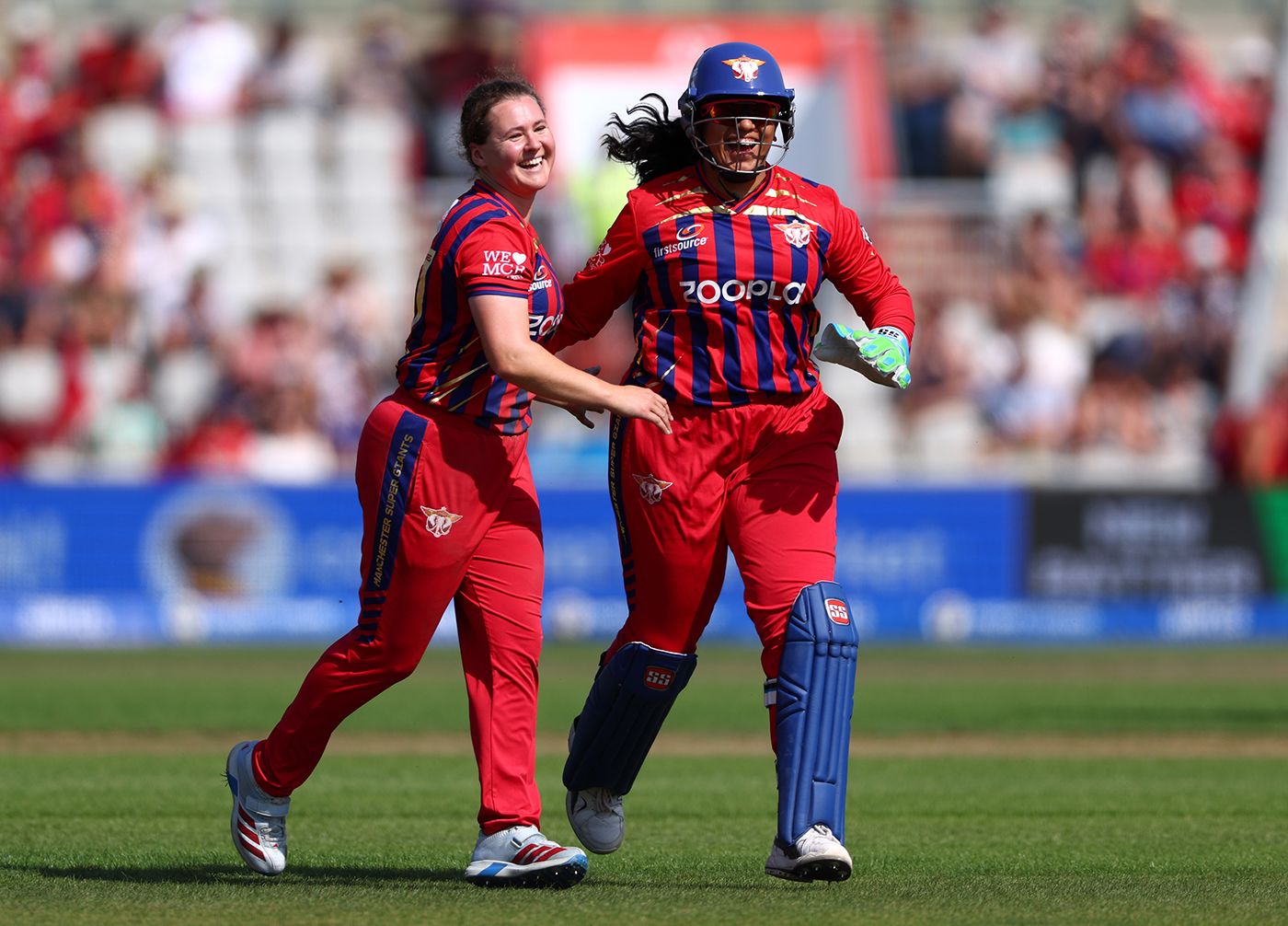 Kathryn Bryce and Richa Ghosh celebrate