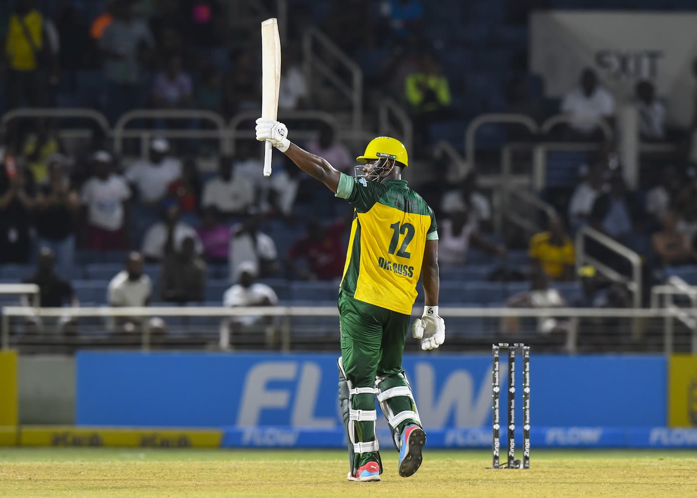 Andre Russell scored a quick half-century to almost win the match for Kingsmen