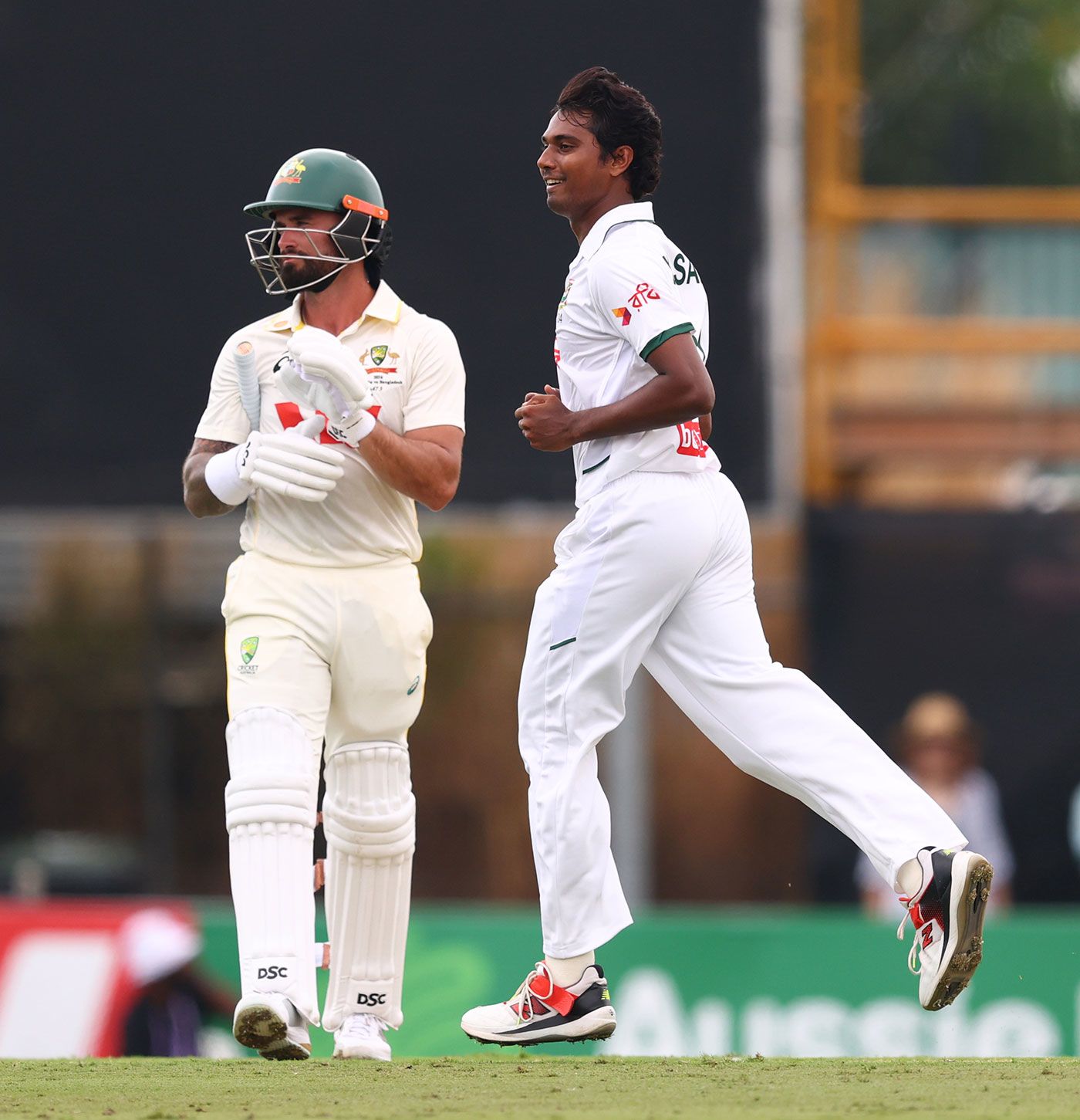 Hasan Mahmud broke the opening stand by removing Jake Weatherald