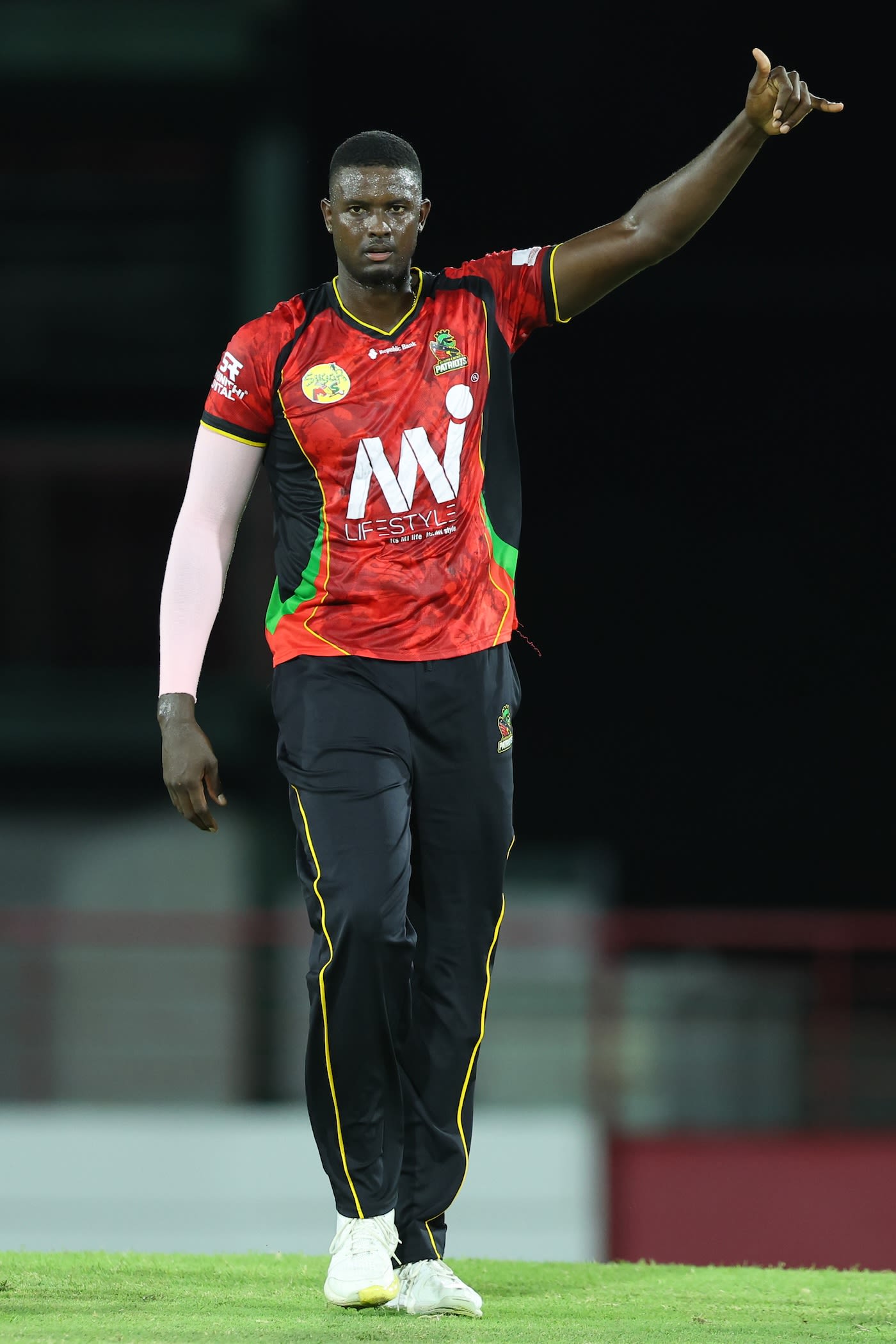 Jason Holder was the star performer with the ball