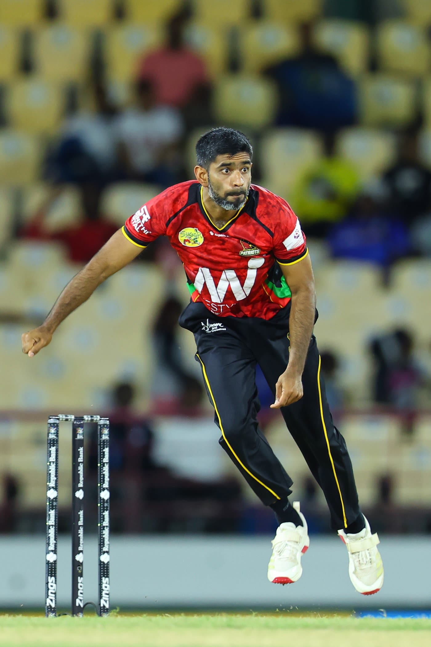 Saurabh Netravalkar picked up the first two wickets