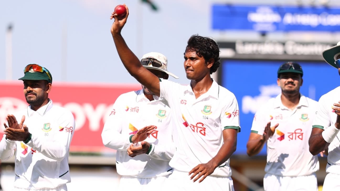 Mahmud's 6 for 55 gives Bangladesh dream start