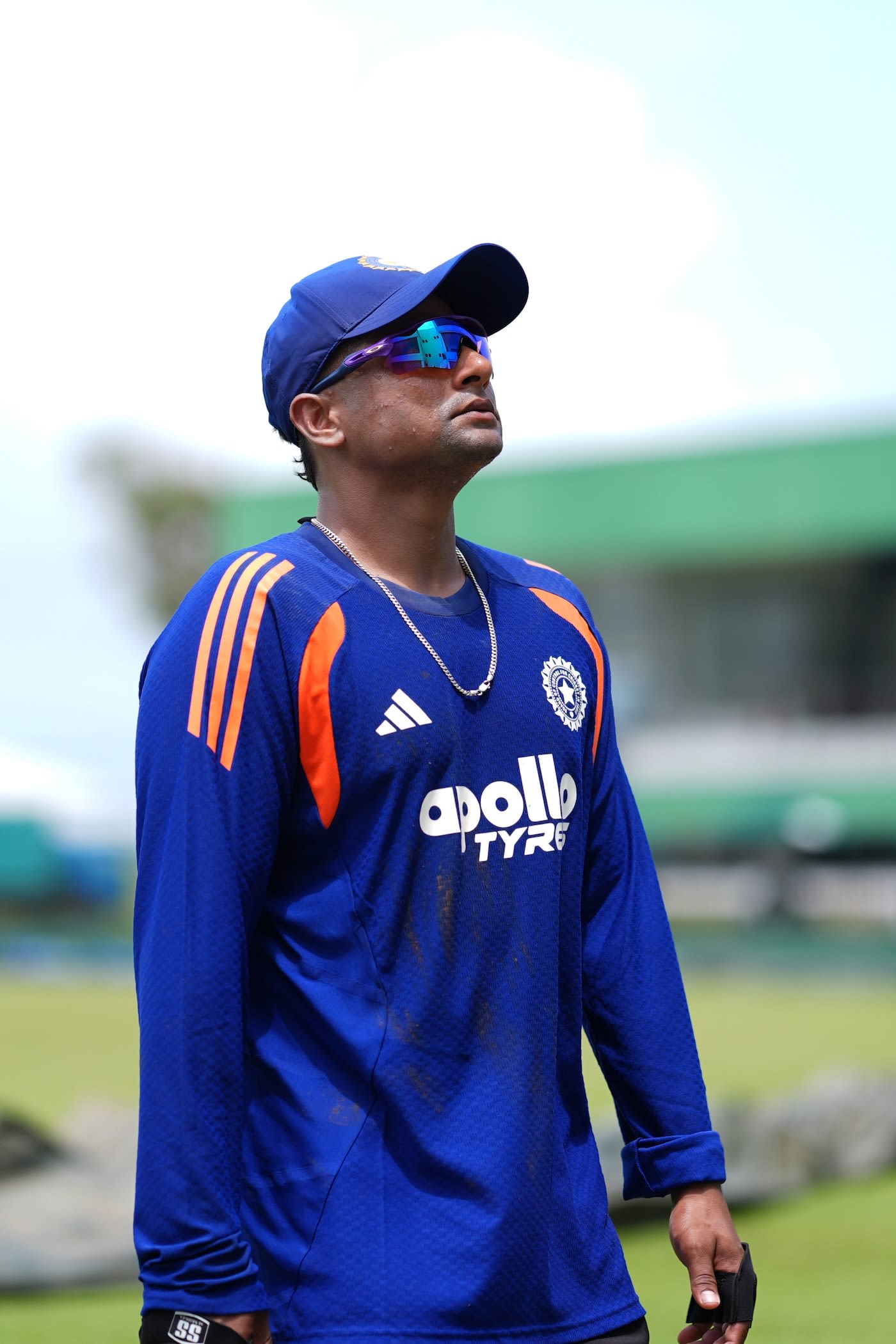 Sarfaraz Khan takes a look around