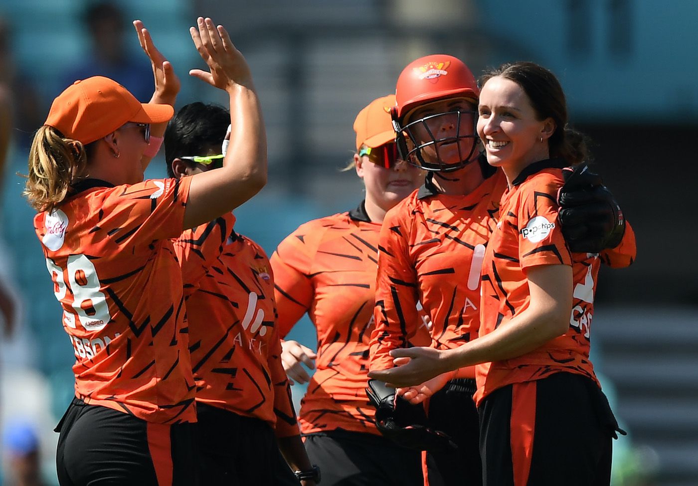 Kate Cross castled Laura Wolvaardt, who made room for a drive