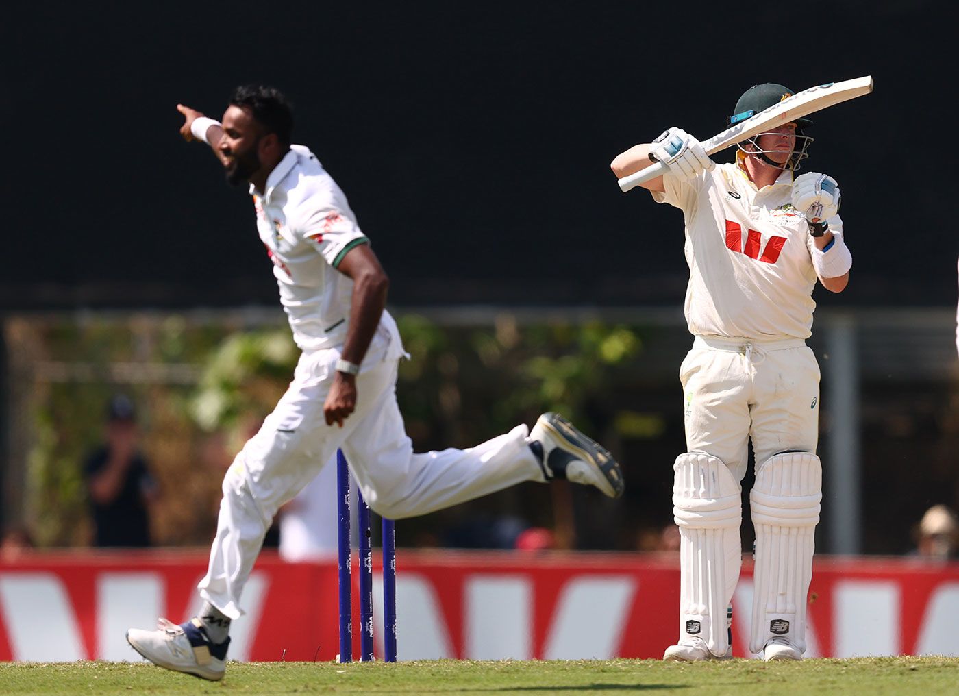 Steven Smith reviewed almost before he was given caught behind