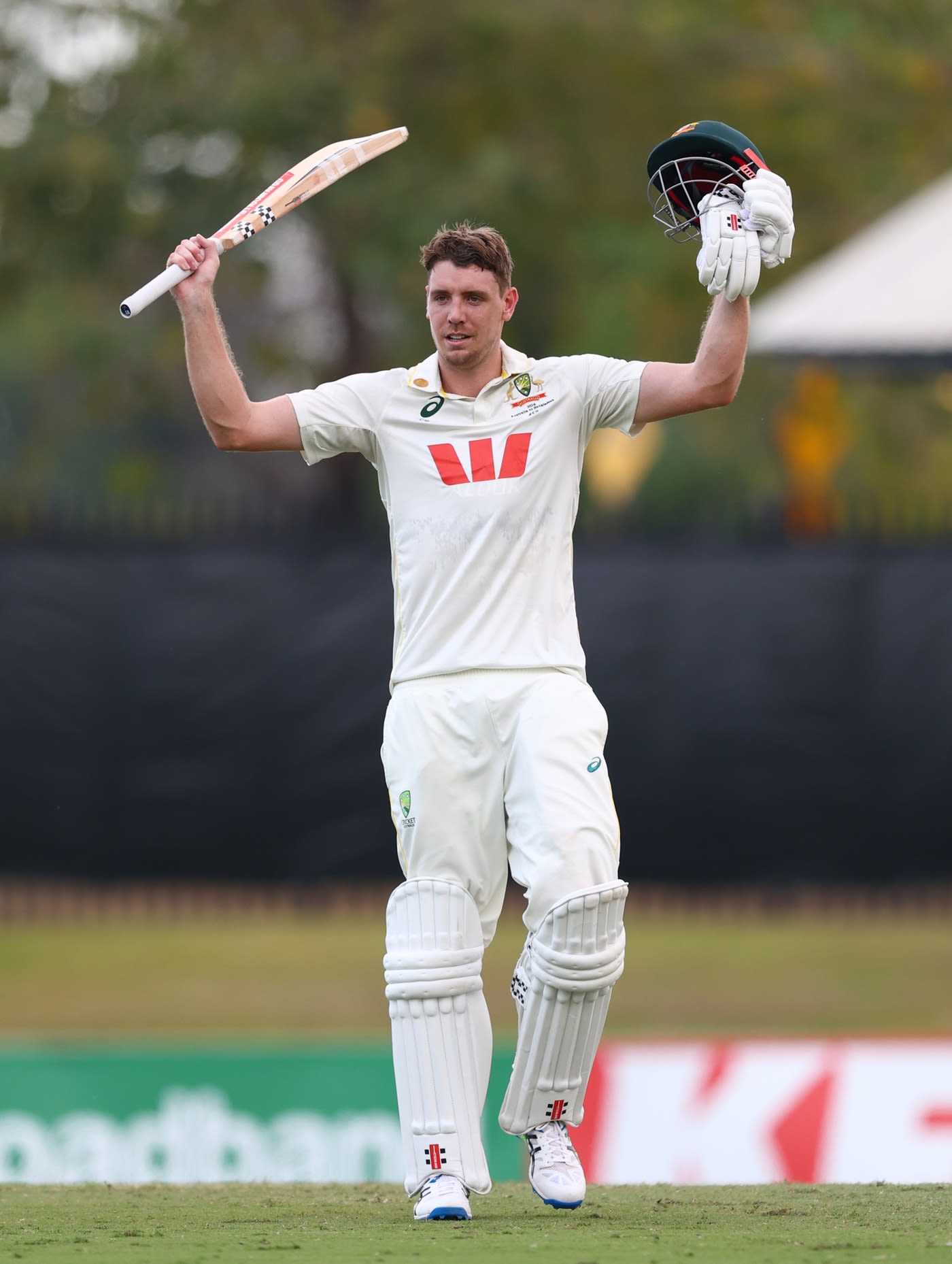 Cameron Green struck his third Test ton