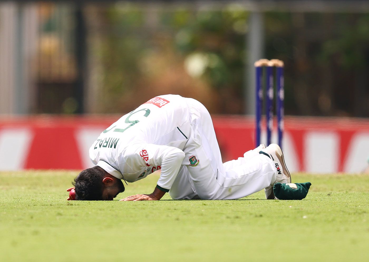 Mehidy Hasan Miraz finished with five wickets in the second innings