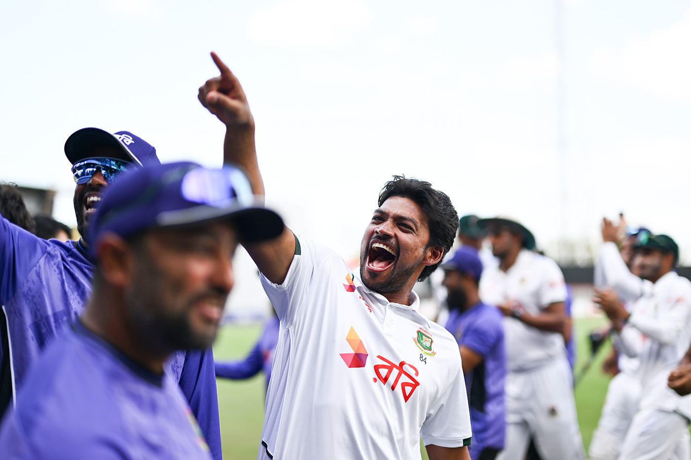 Najmul Hossain Shanto soaks in the moment