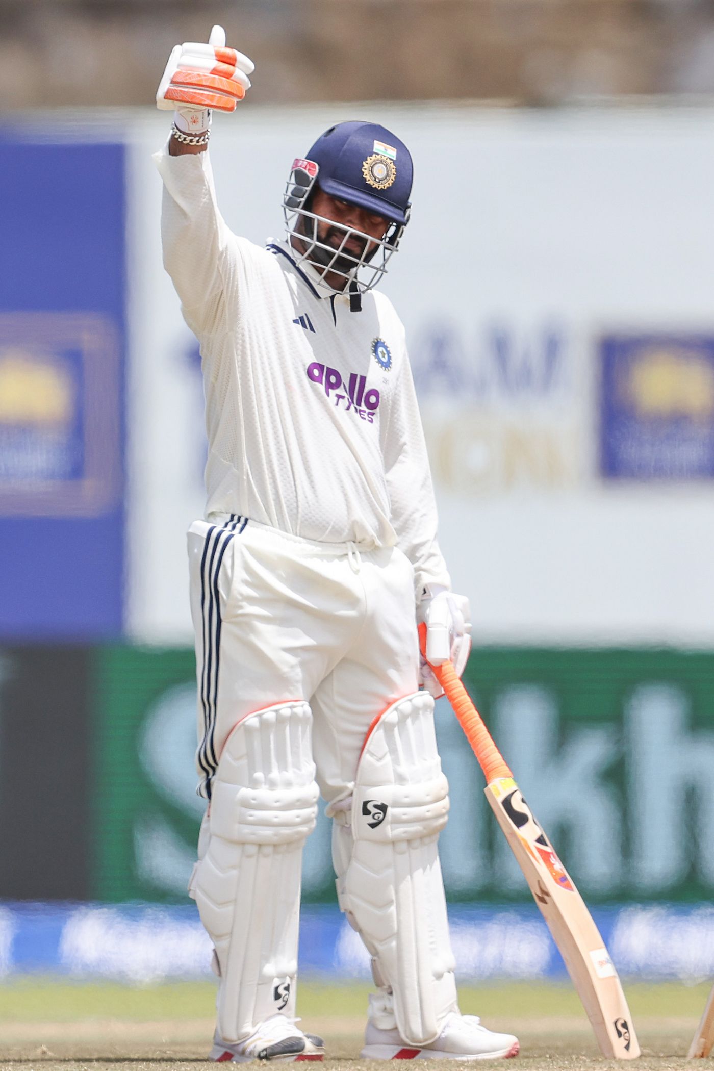 Rishabh Pant acknowledges his fifty