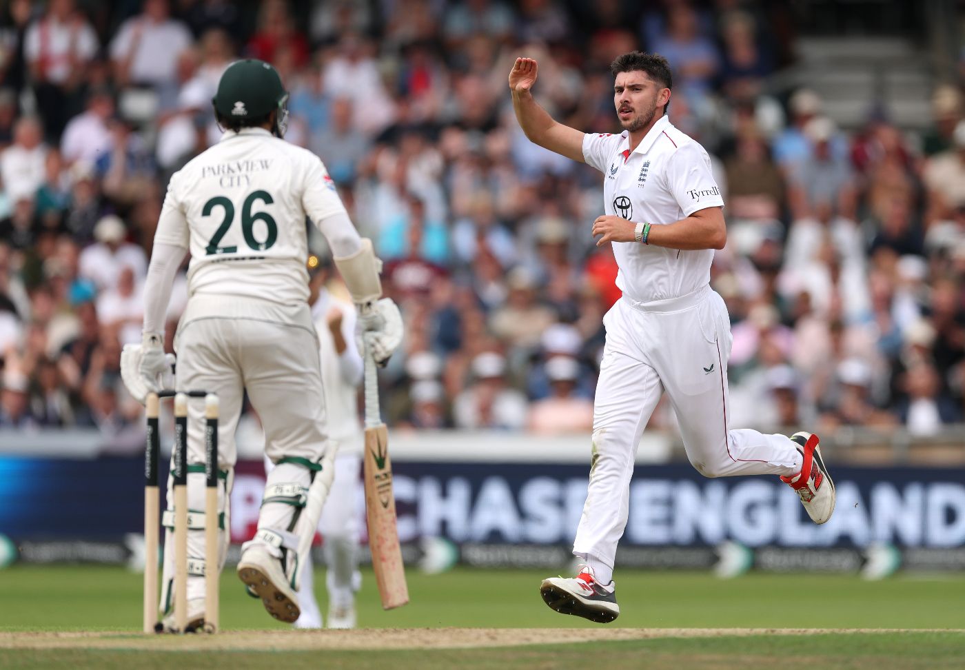 Imam-ul-Haq fell to Josh Tongue after a steady rebuild